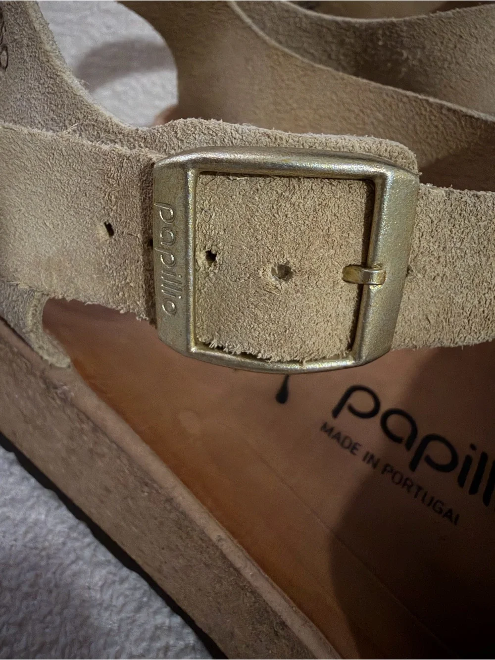 Papillio suede straps